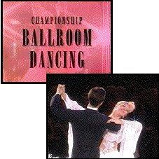 Championship Ballroom Dancing title and couple